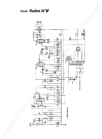 ITT baden-37-w-radio-1936 - Schematic - Manual 